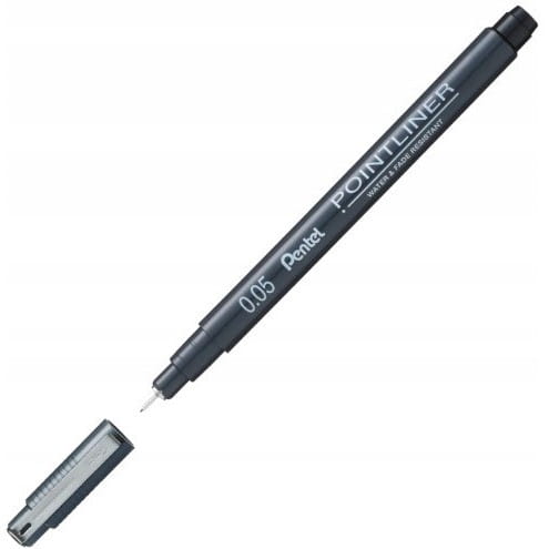 Cienkopis Pointliner 0.05 czarny S20P-05A Pentel
